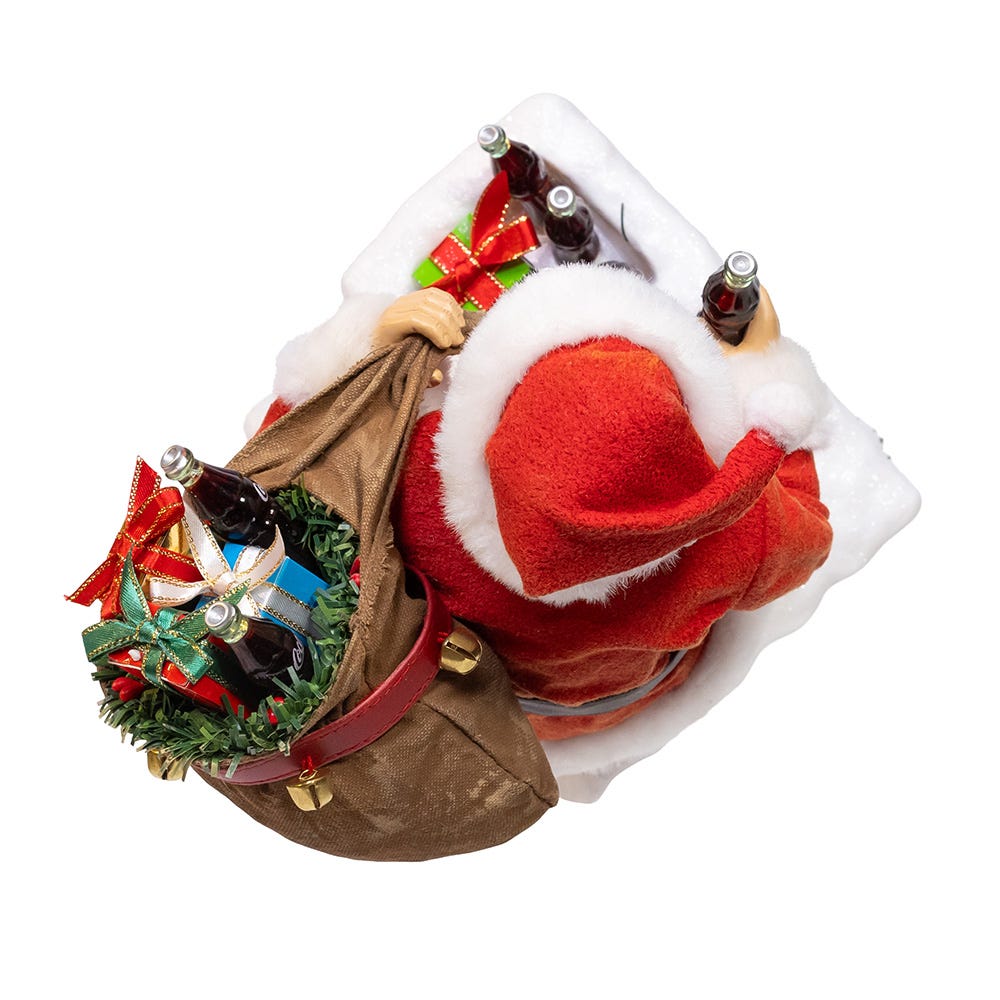 Kurt S. Adler Coca-Cola® Santa In Chimney Ornament