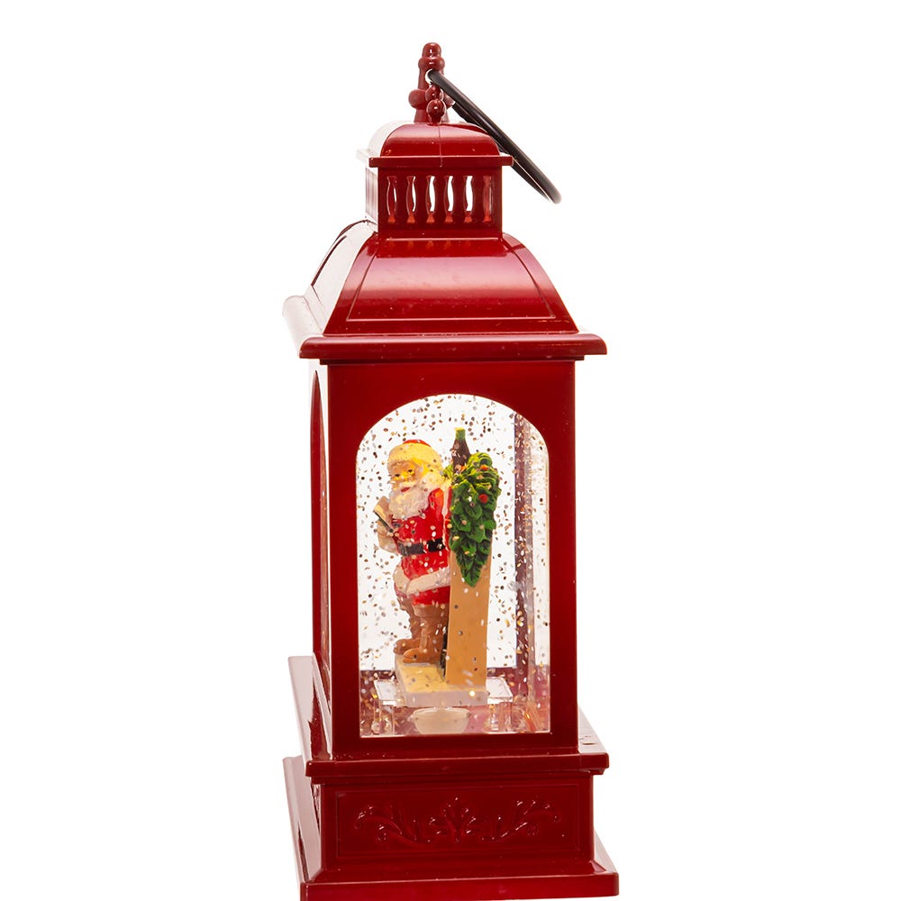 Kurt S. Adler 9“ Coca-Cola® Battery-Operated LED Santa Lantern