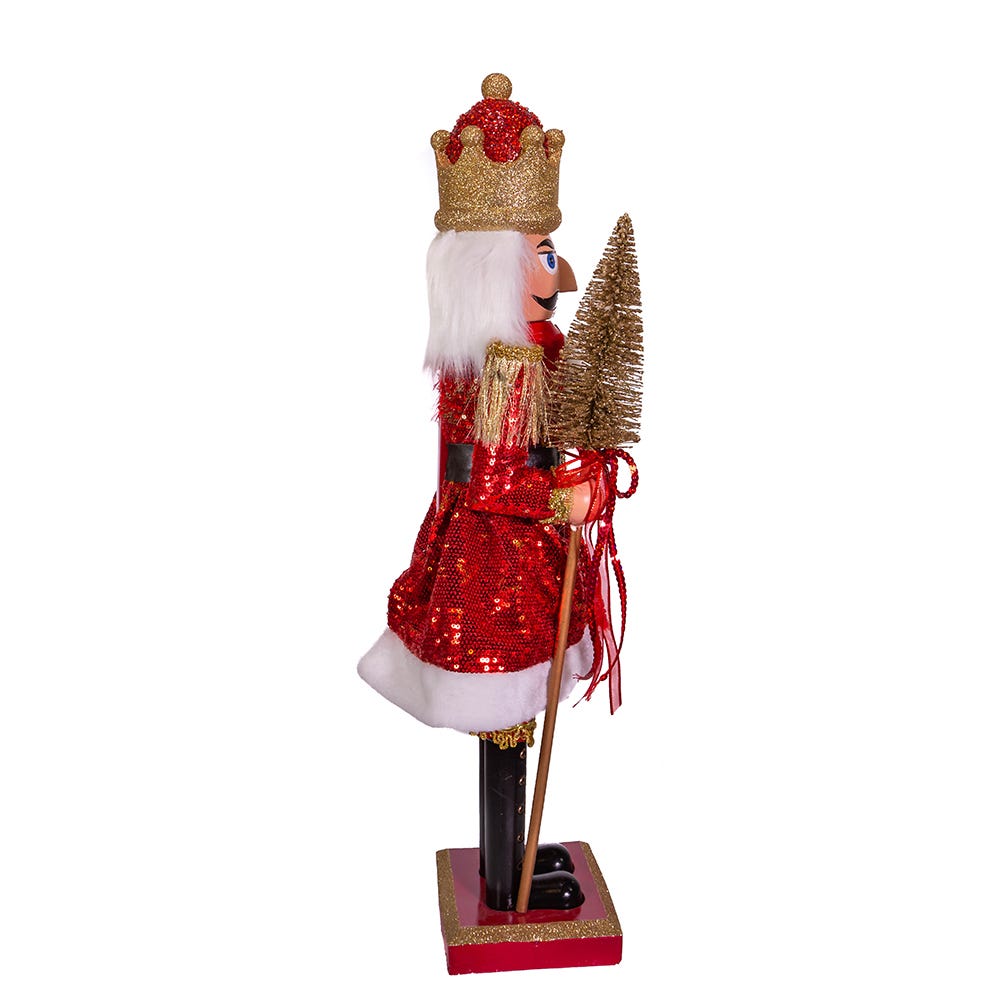 Kurt S. Adler 24“ Red and Gold King Nutcracker