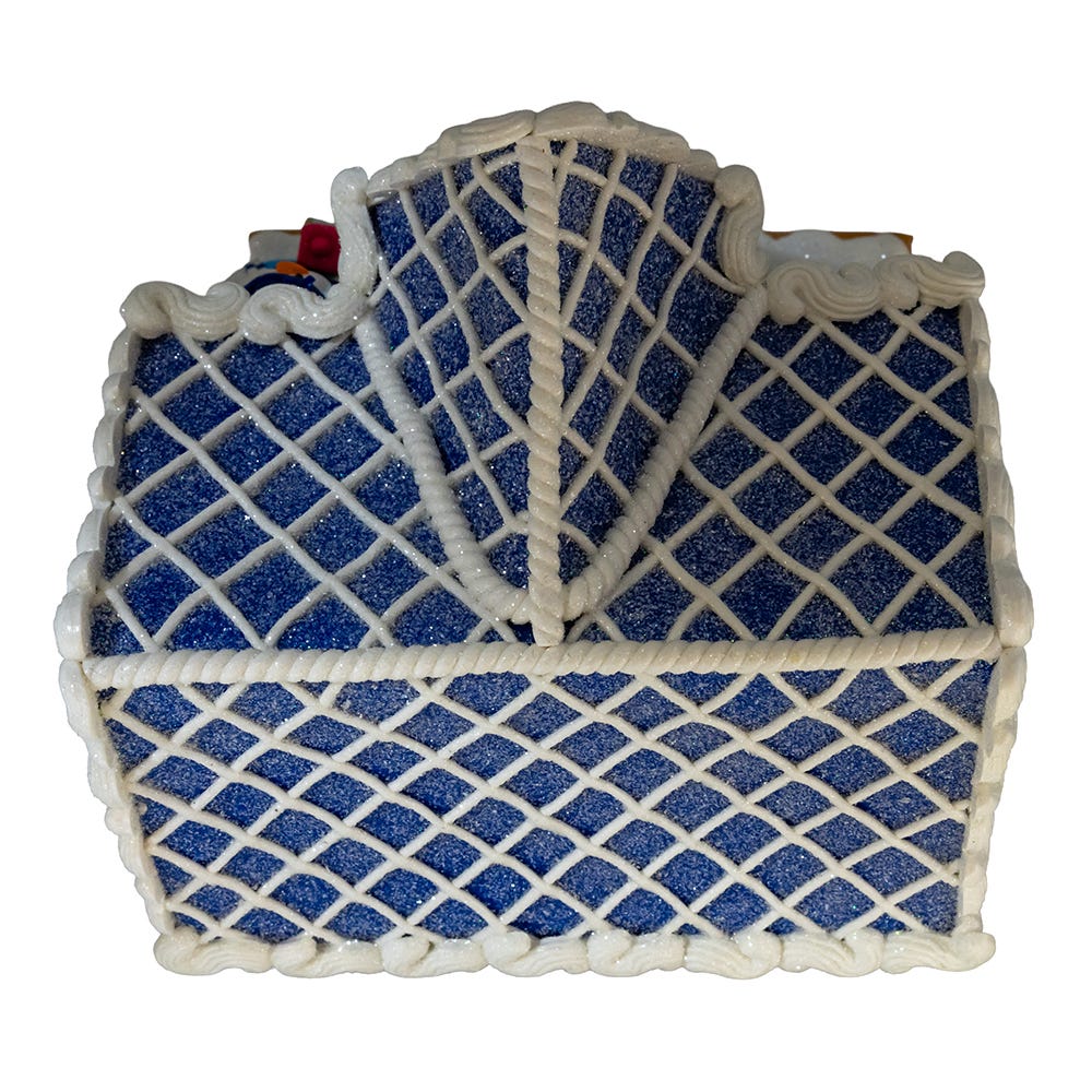 Kurt S. Adler 7“ Battery Operated LED Claydough Hanukkah Table Piece