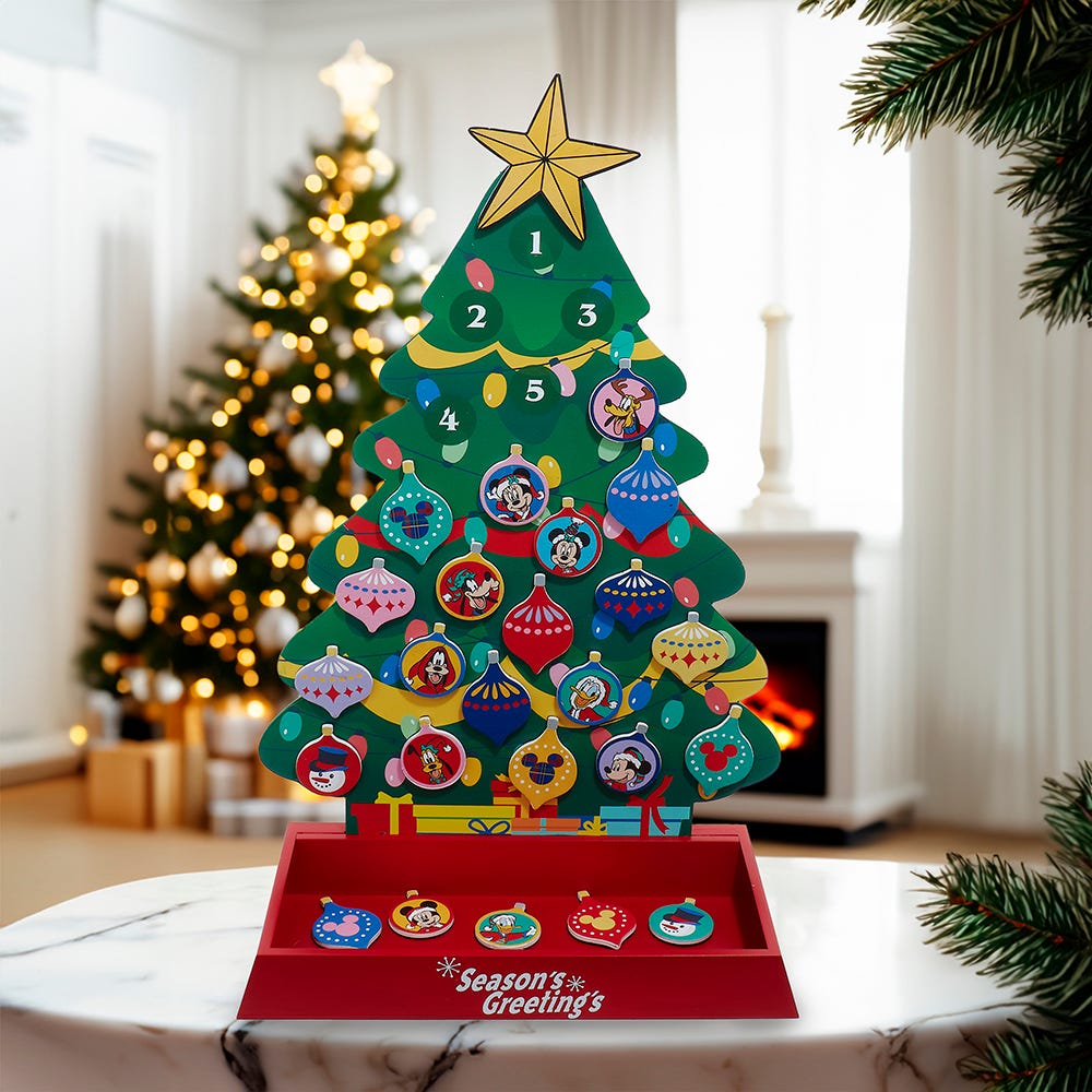 Kurt S. Adler 16“ Disney© Advent Tree With Magnetic Ornaments