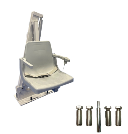 Global Pool Products Legend Series L-350R2 Pool Lift, 350 Pound Capacity, Non-Rotational ADA Compliant Lift