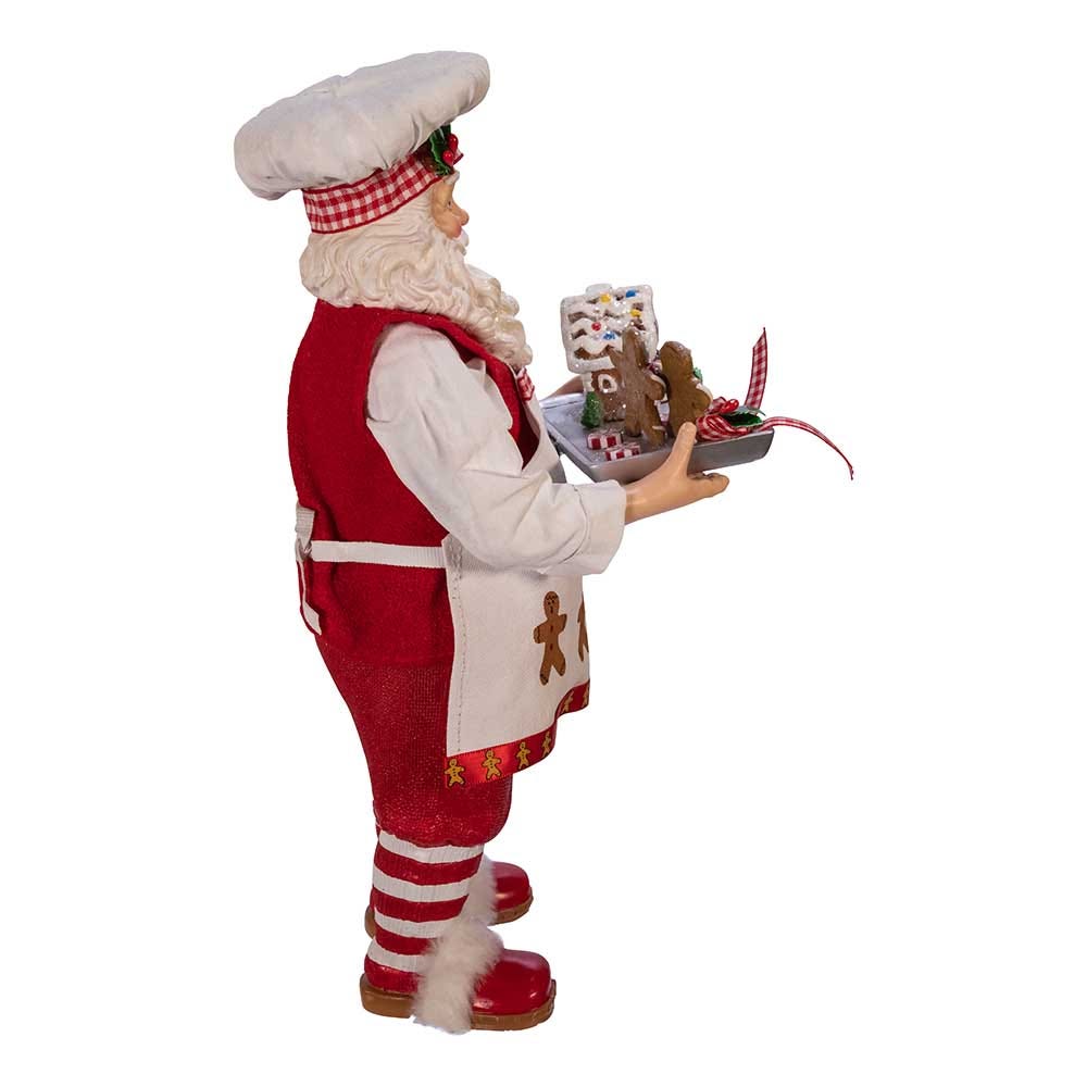 Kurt S. Adler 11“ Fabriché™ Gingerbread Chef Santa