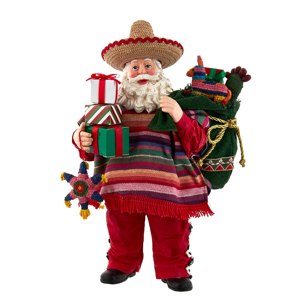 Kurt S. Adler 11“ Fabriché™ Musical Mexican Santa