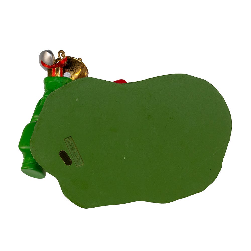 Kurt S. Adler 11“ Fabriché™ Golfer Santa With Oversized Golf Ball