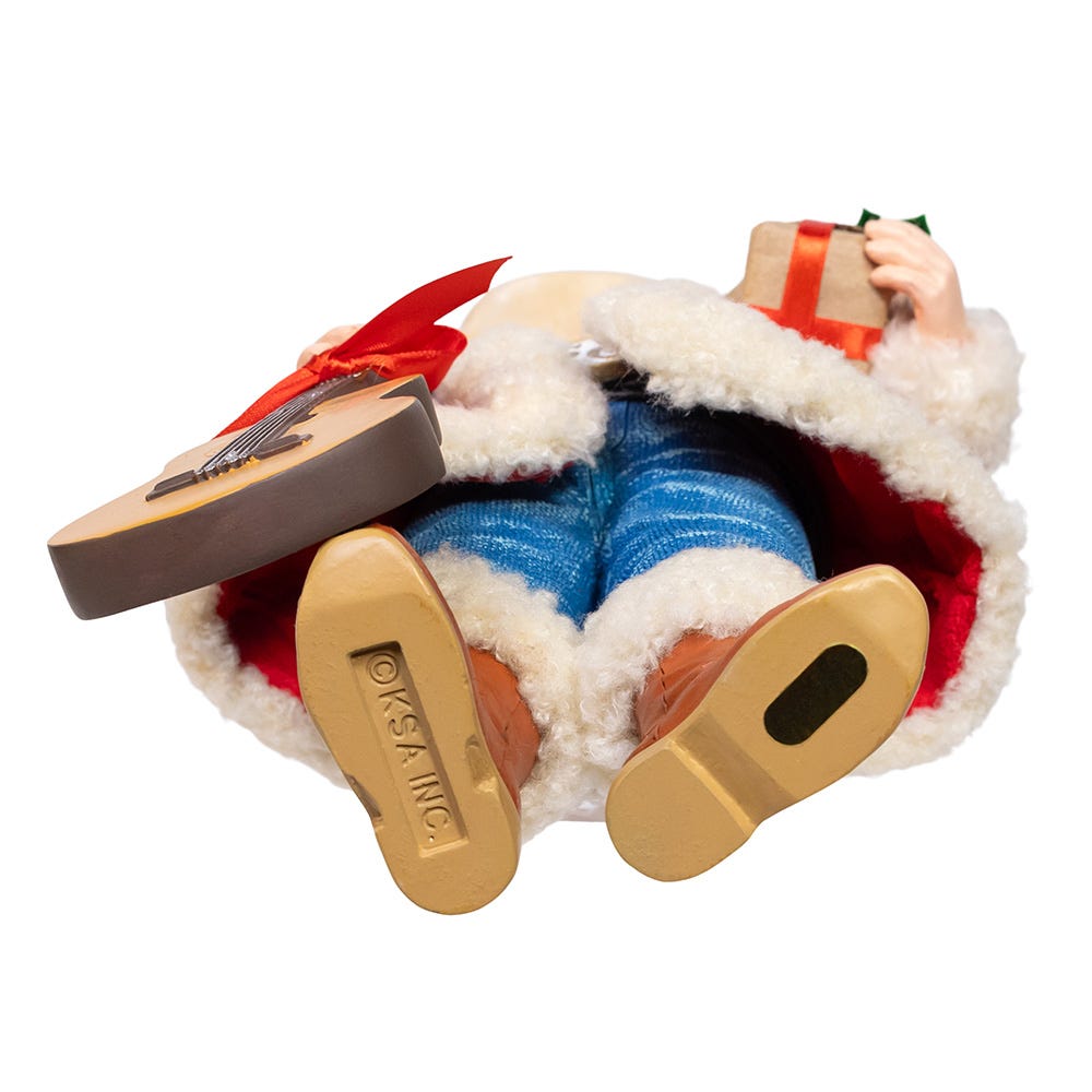 Kurt S. Adler 11“ Fabriché™ Western Santa With Guitar