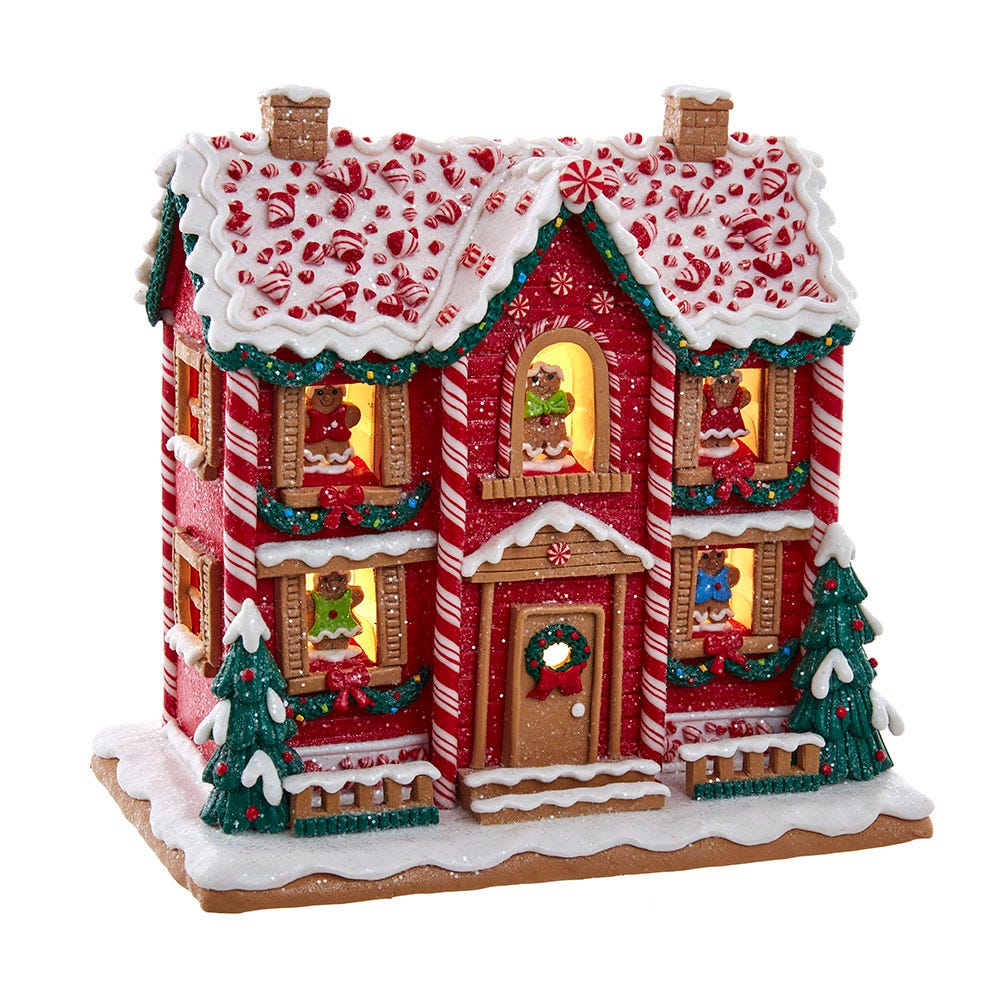 Kurt S. Adler 9.5β Battery-Operated Lighted Musical Gingerbread House