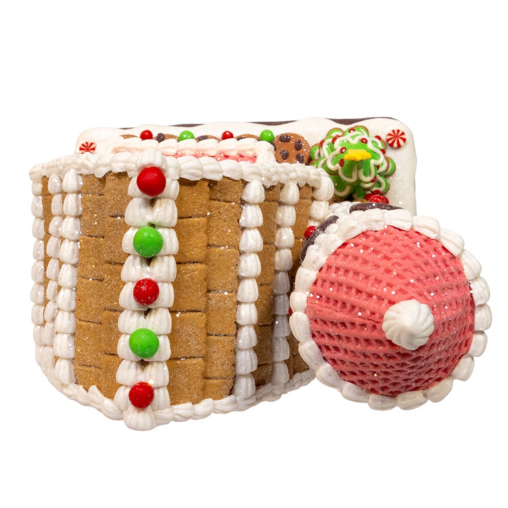 Kurt S. Adler 12“ Battery Operated LED Gingerbread Barn