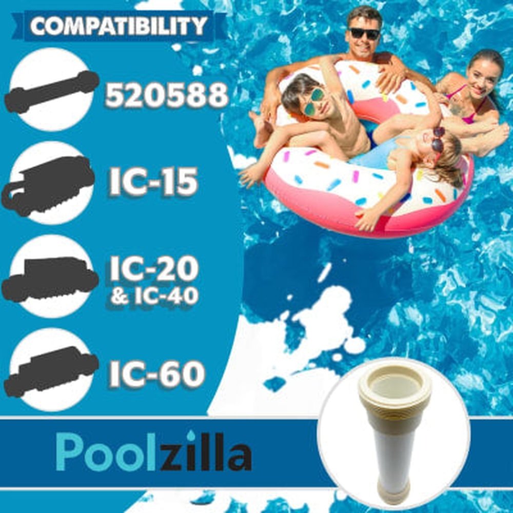 Poolzilla Bypass Dummy Cell, Compatible with Pentair IntelliChlor IC Models 520588 Salt System, Ideal for Winter Protection