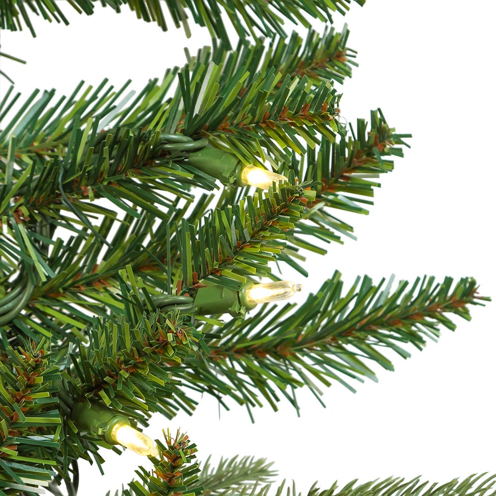 Kurt S. Adler 9' Pre-Lit Warm White LED Grand Fir Garland