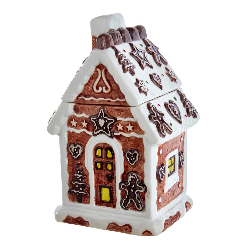 Kurt S. Adler 10.2“ Gingerbread House Cookie Jar