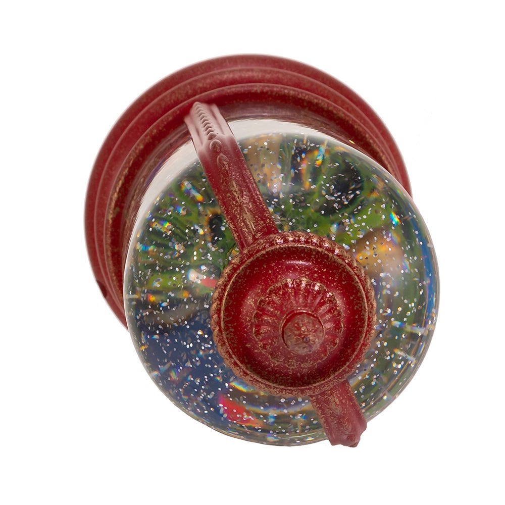 Kurt S. Adler 10.8“ Battery-Operated USB Lighted Musical Nutcracker Water Globe