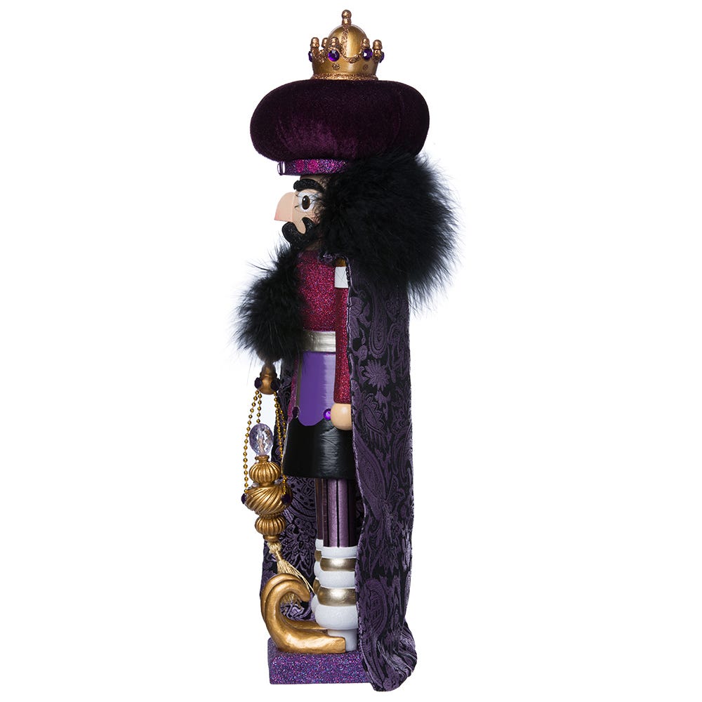 Kurt S. Adler 18“ Hollywood Nutcrackers™ Purple King Nutcracker