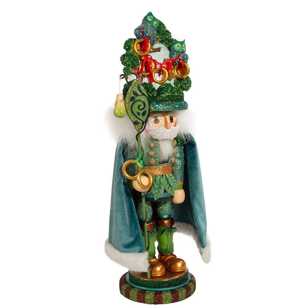 Kurt S. Adler 17.5“ Hollywood Nutcrackers™ Five Golden Rings Nutcracker (5th in Series)