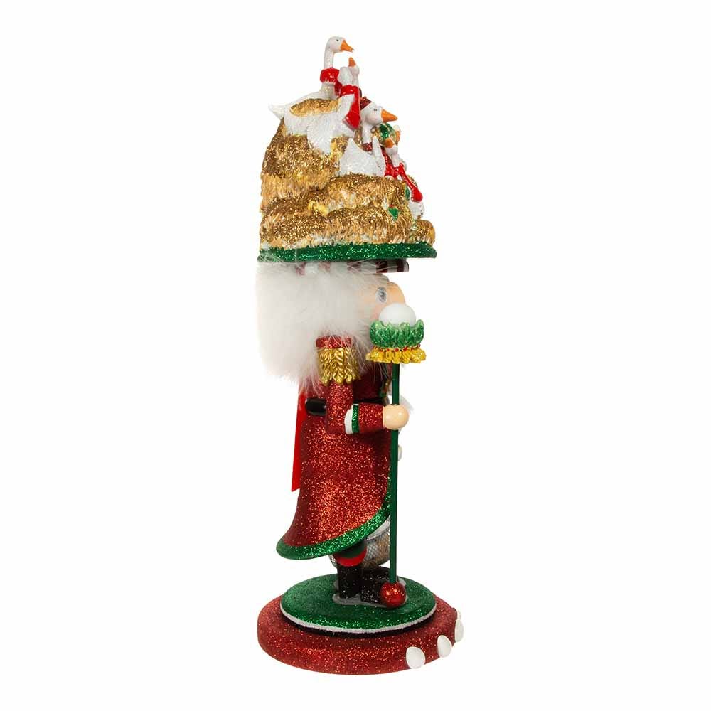 Kurt S. Adler 18“ Hollywood Nutcrackers™ Six Geese A Laying Christmas Nutcracker (6th in Series)