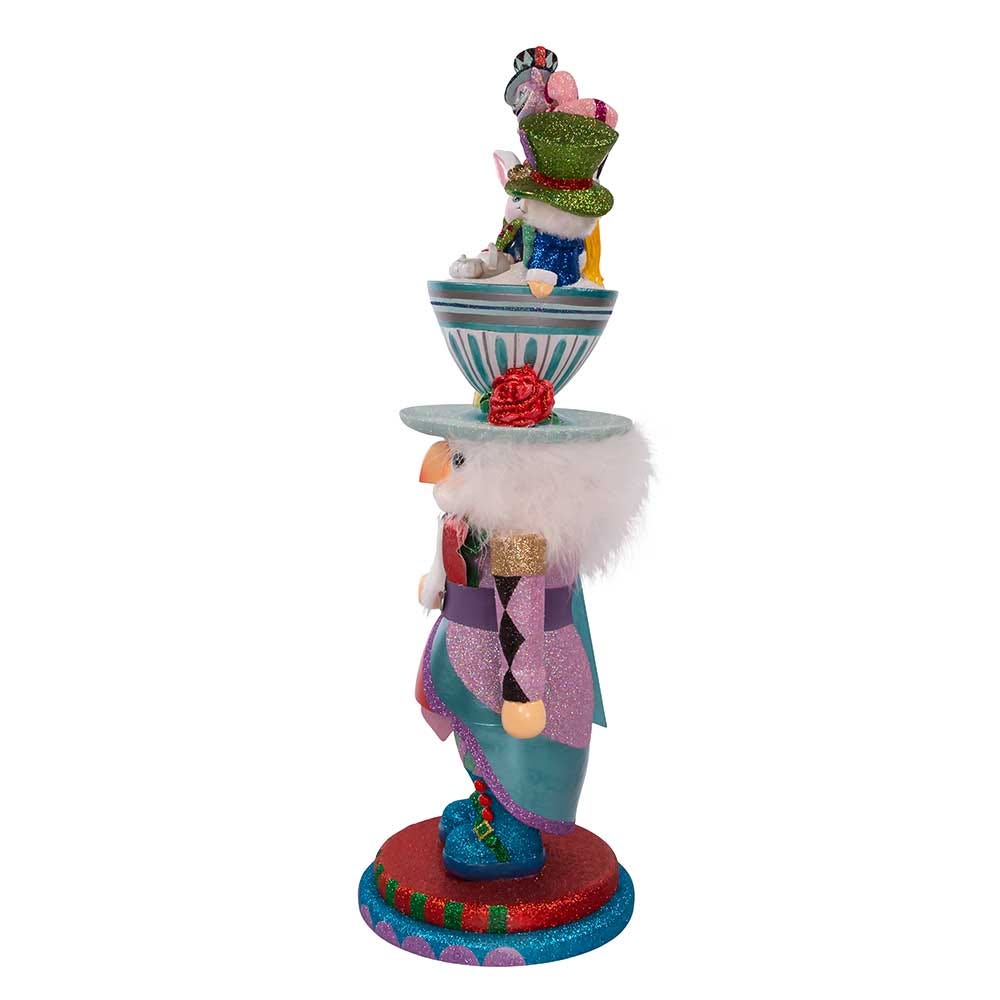 Kurt S. Adler 24“ Hollywood Nutcrackers™ Alice Teacup Party Hat Nutcracker