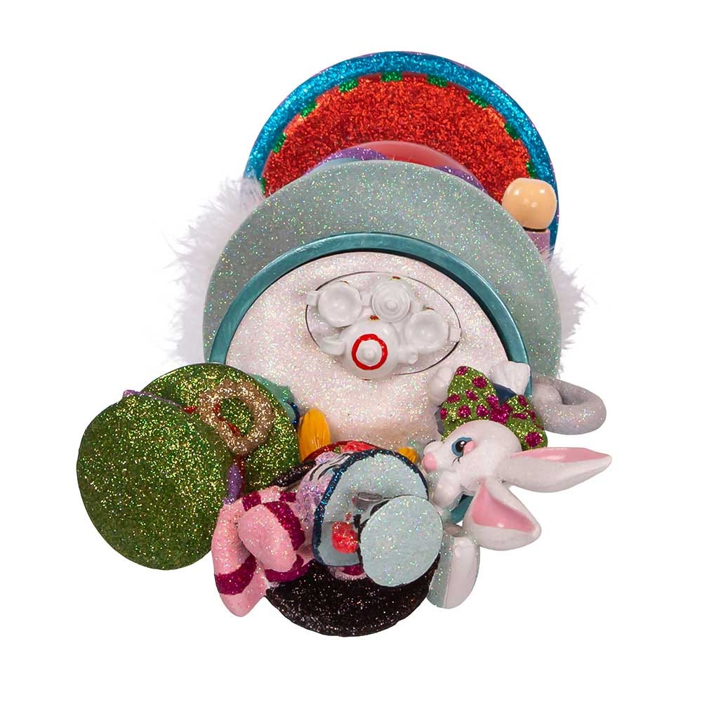 Kurt S. Adler 24“ Hollywood Nutcrackers™ Alice Teacup Party Hat Nutcracker