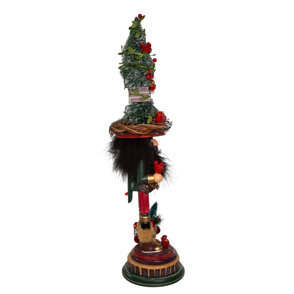 Kurt S. Adler 19.5“ Hollywood Nutcrackers™ Cardinal In Tree Hat Nutcracker