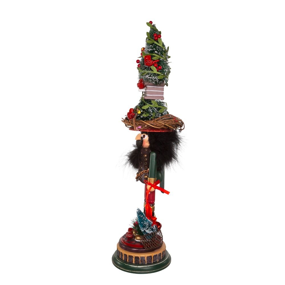 Kurt S. Adler 19.5“ Hollywood Nutcrackers™ Cardinal In Tree Hat Nutcracker