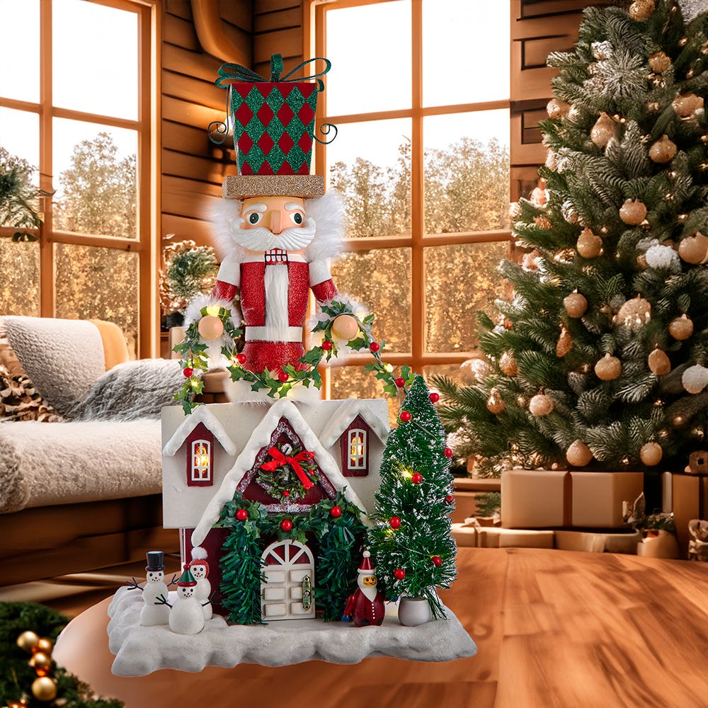 Kurt S. Adler 18“ Hollywood Nutcrackers™ Musical LED Nutcracker