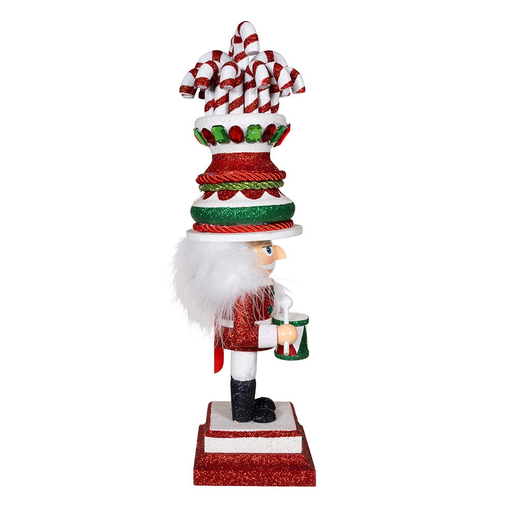 Kurt S. Adler 16“ Hollywood Nutcrackers™ Candy Cane Hat Soldier Nutcracker
