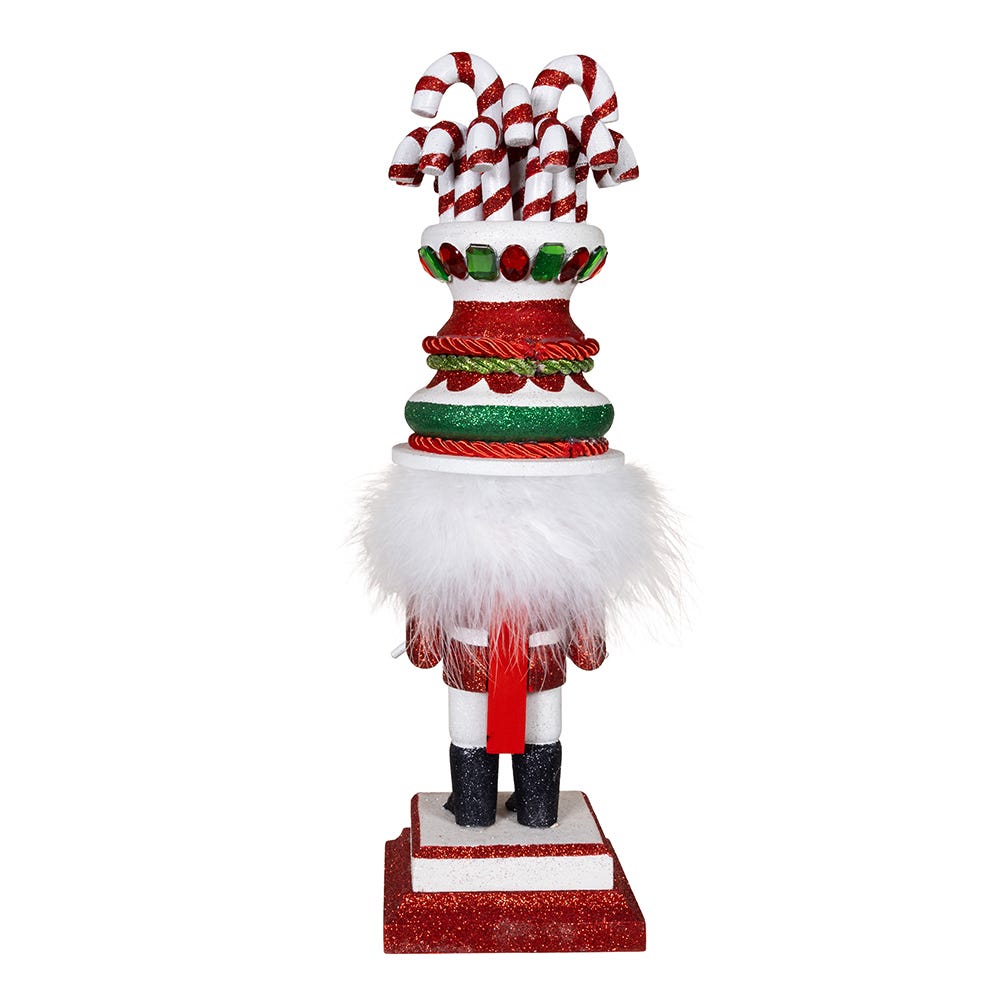 Kurt S. Adler 16“ Hollywood Nutcrackers™ Candy Cane Hat Soldier Nutcracker