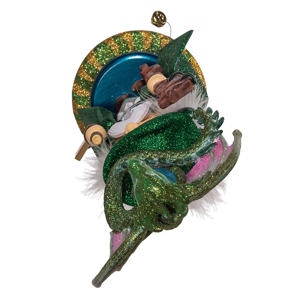 Kurt S. Adler 18“ Hollywood Nutcrackers™ Wizard With Dragon Nutcracker