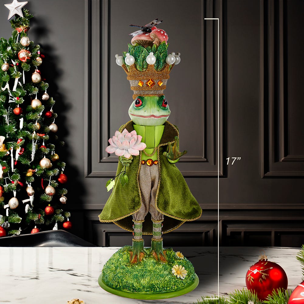 Kurt S. Adler 17“ Hollywood Nutcrackers™ Frog Prince Nutcracker