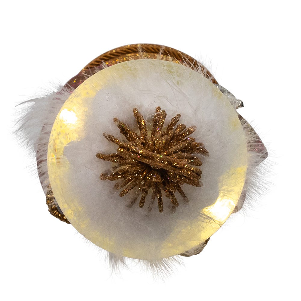 Kurt S. Adler 22“ Hollywood Nutcrackers™ Musical Gold & Silver Nutcracker With Water Globe