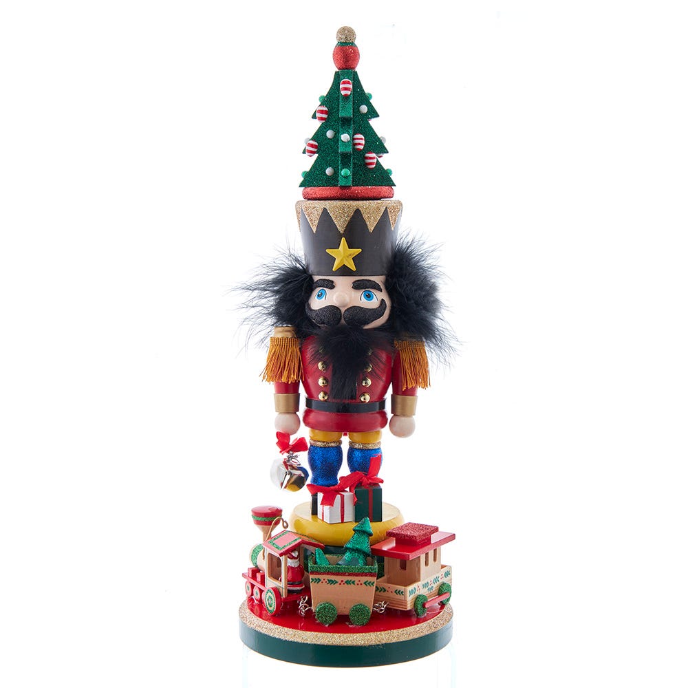 Kurt S. Adler 18.5“ Hollywood Nutcrackers™ With Train Nutcracker