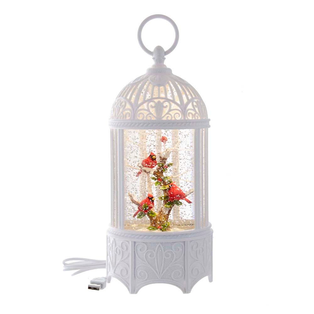 Kurt S. Adler 10.25“ Battery-Operated LED Bird Cage Lantern With Motion