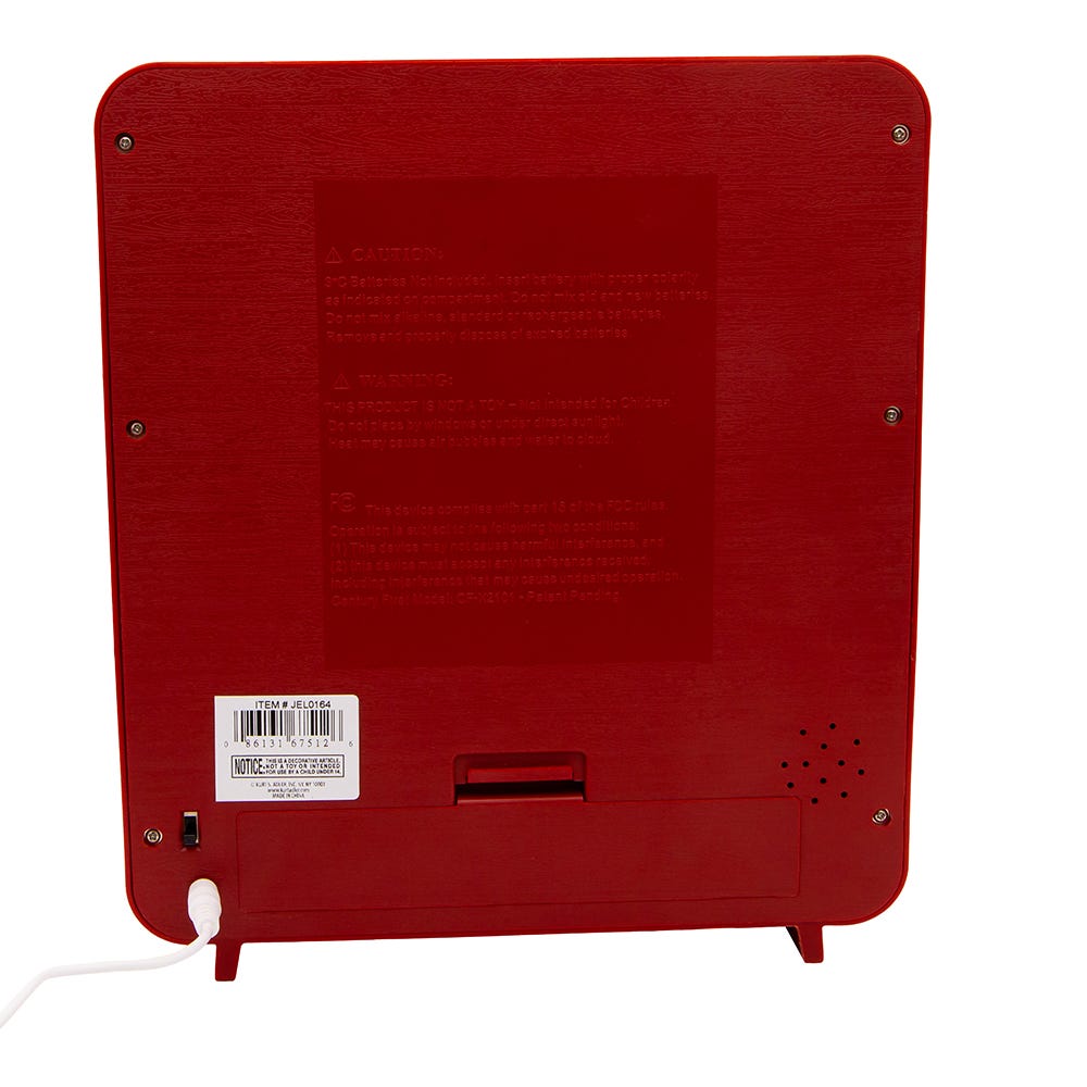 Kurt S. Adler Battery Operated Musical Water Santa TV Lantern