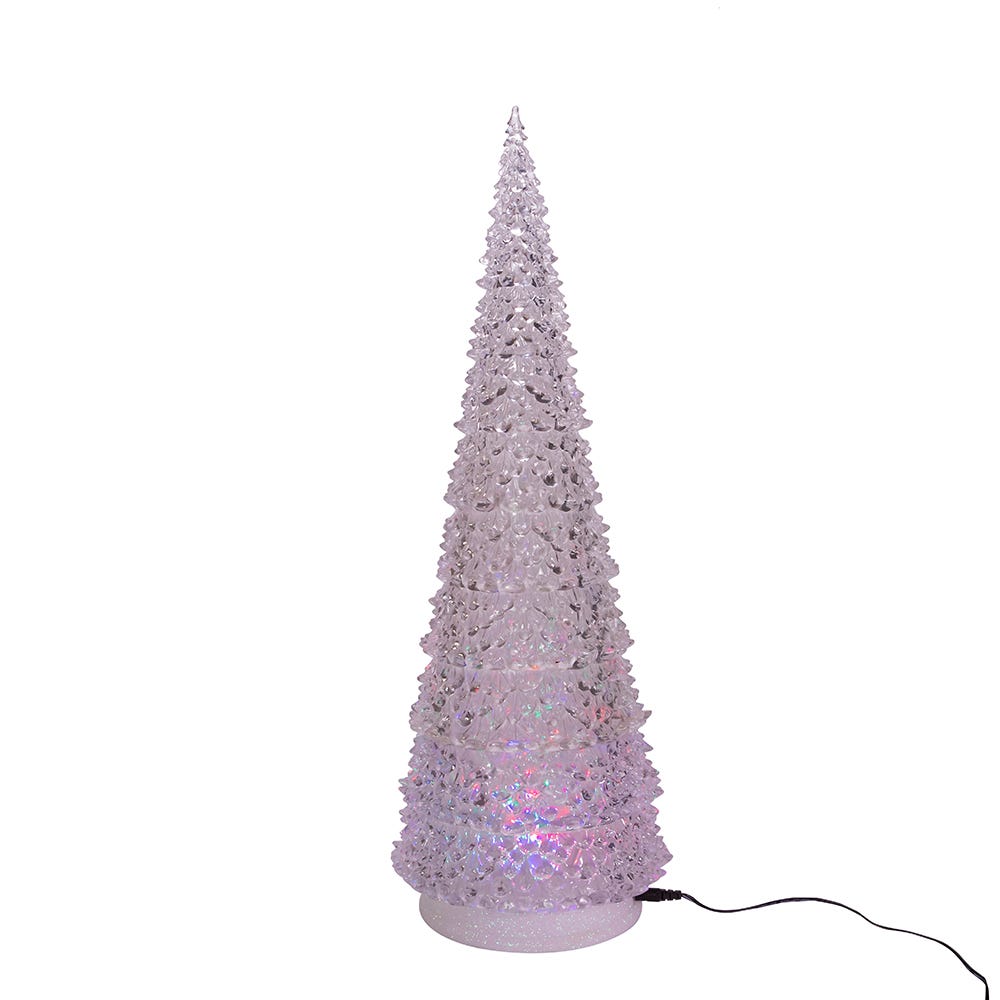 Kurt S. Adler 22“ Acrylic Tree With 3 Light Color LED Projector