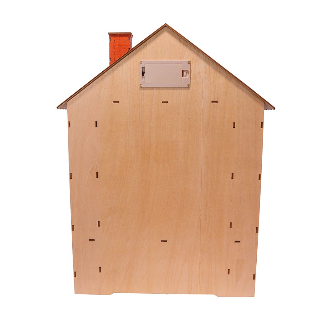 Kurt S. Adler Battery-Operated LED Advent Calendar House With Nativity