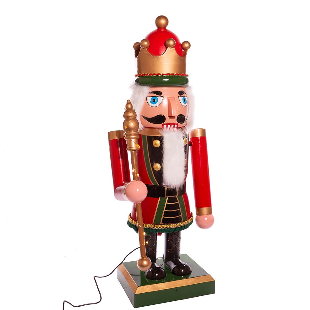 Kurt S. Adler 43“ LED Lighted Musical Collapsible Nutcracker