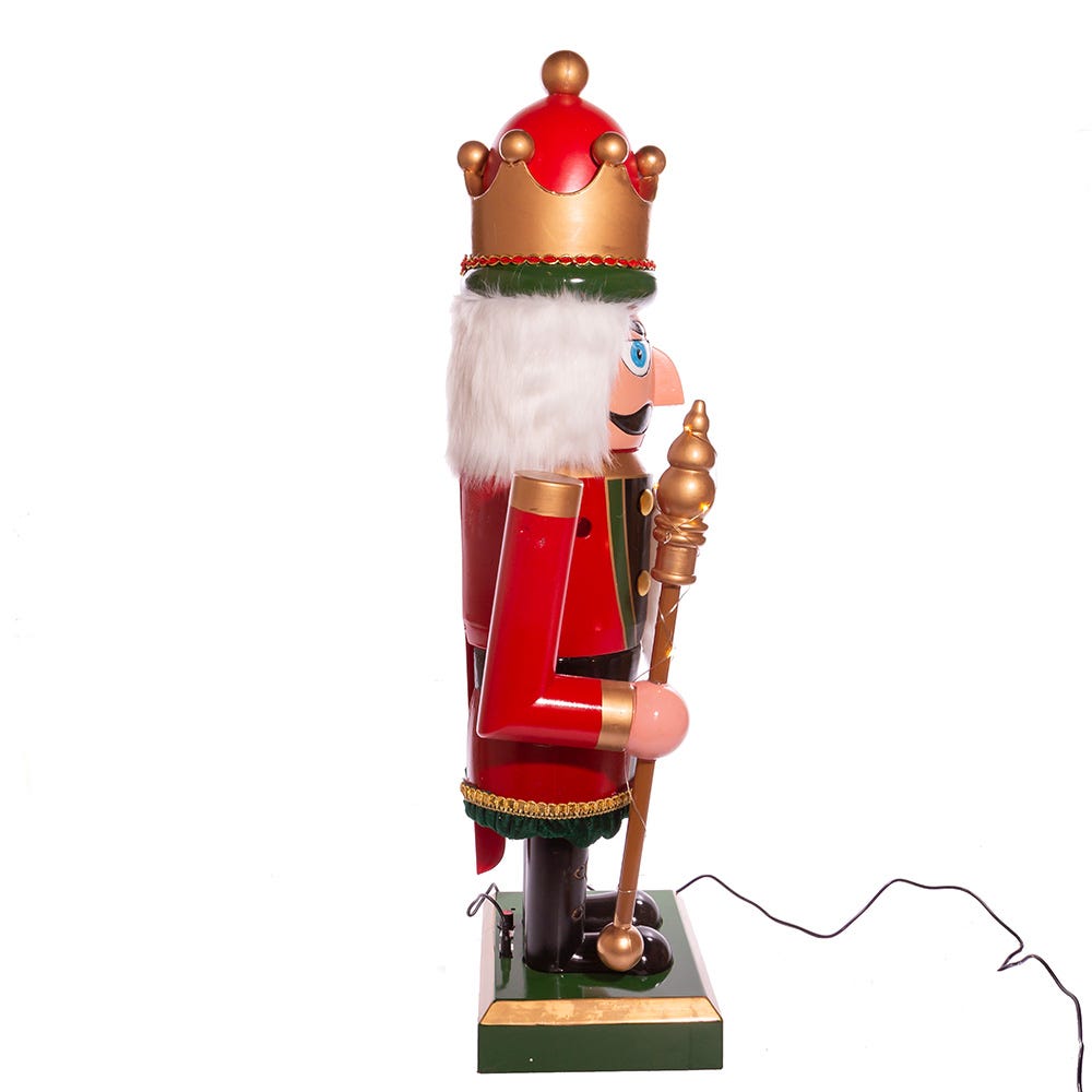 Kurt S. Adler 43“ LED Lighted Musical Collapsible Nutcracker