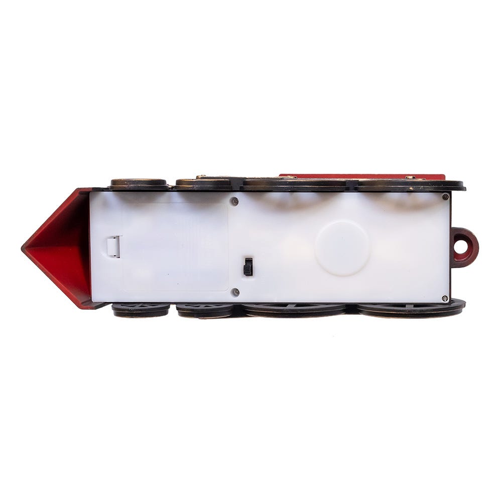 Kurt S. Adler 7.625“ Battery Operated LED Lighted Santa Train With Spinning Glitter Water