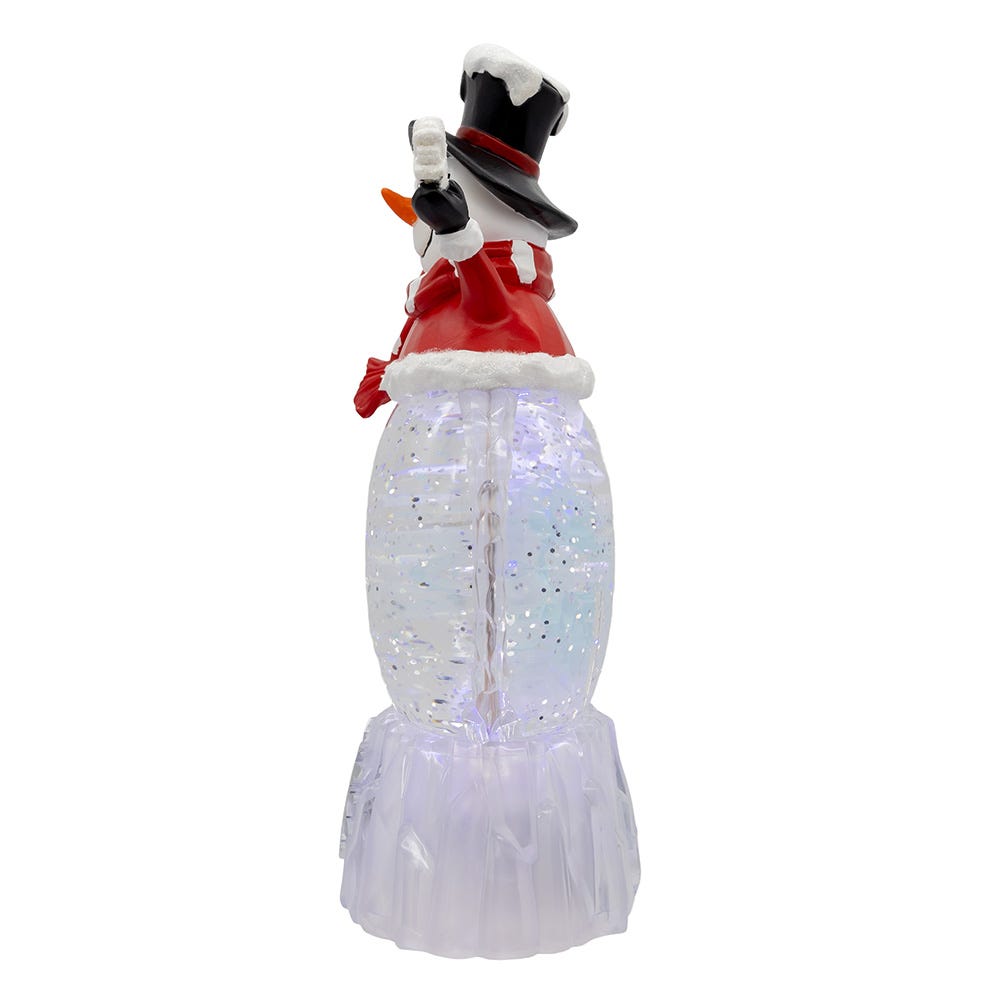 Kurt S. Adler Battery Operated USB Christmas Snowman Water Globe