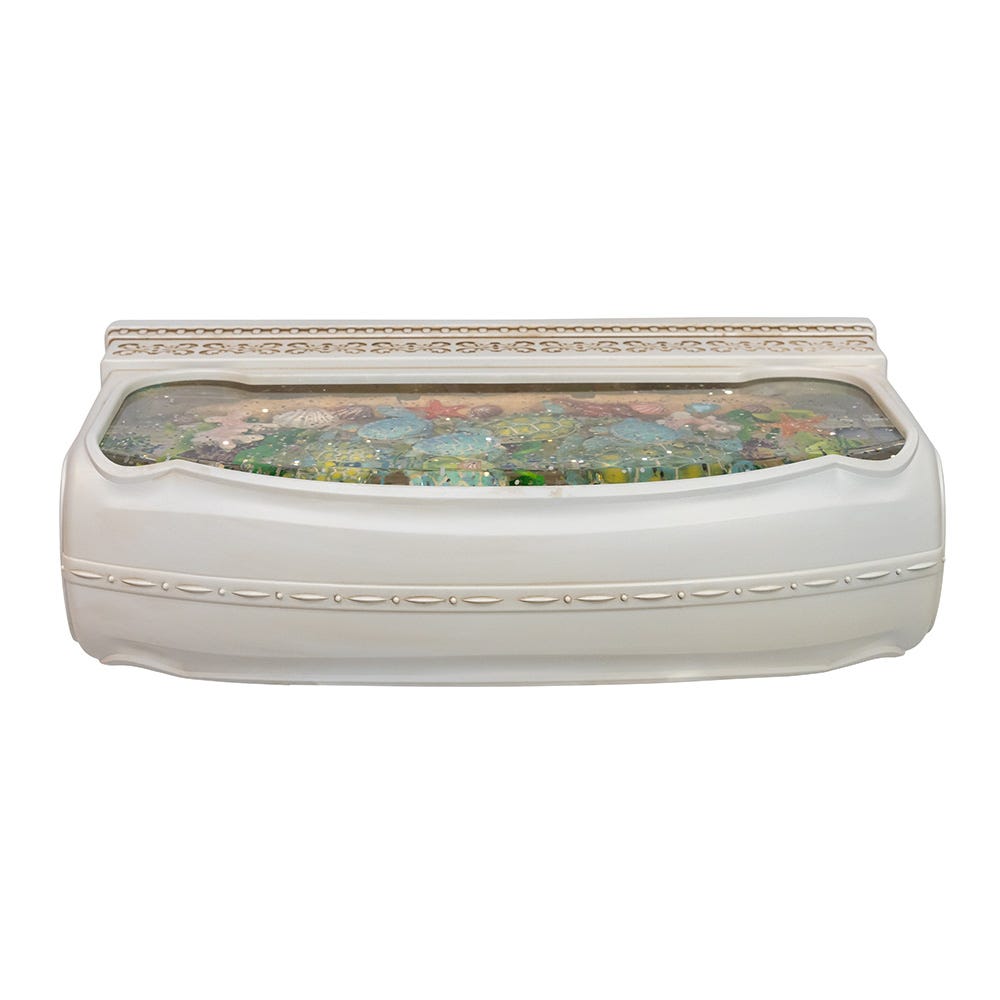 Kurt S. Adler 6“ Battery Operated USB LED Lighted Marine Scene Water Lantern