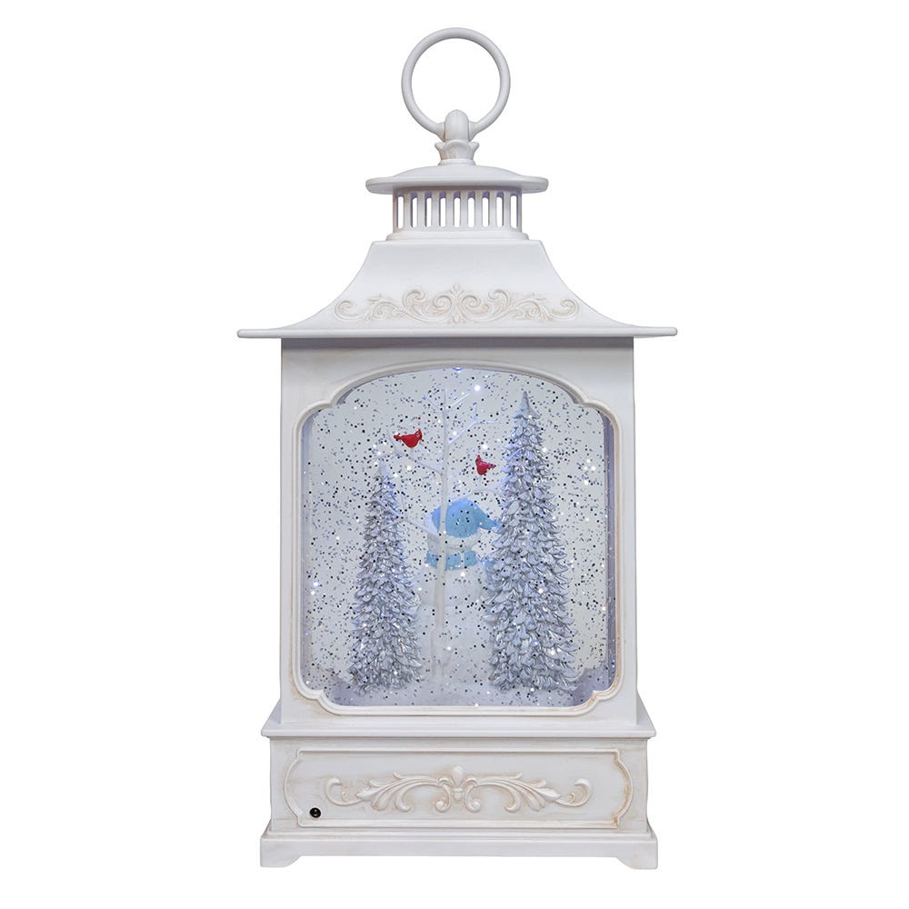 Kurt S. Adler 12.75“ Battery Operated USB LED Lighted Snowmen & Penguins Water Lantern