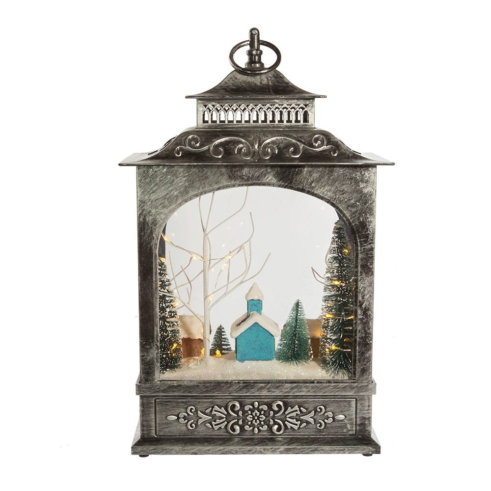 Kurt S. Adler 15“ Battery-Operated LED Musical Christmas Village Lantern