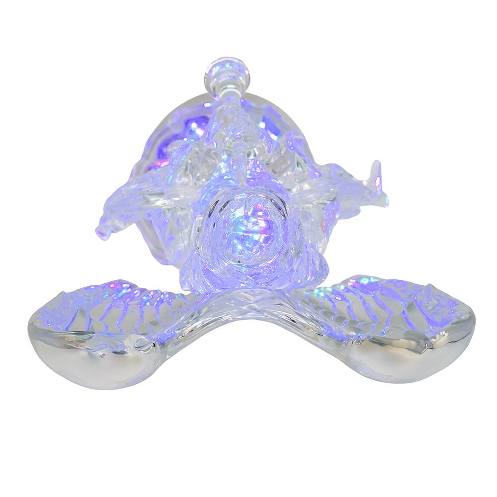Kurt S. Adler 13.25“ Battery Operated USB LED Lighted Angel With Horn Water Globe