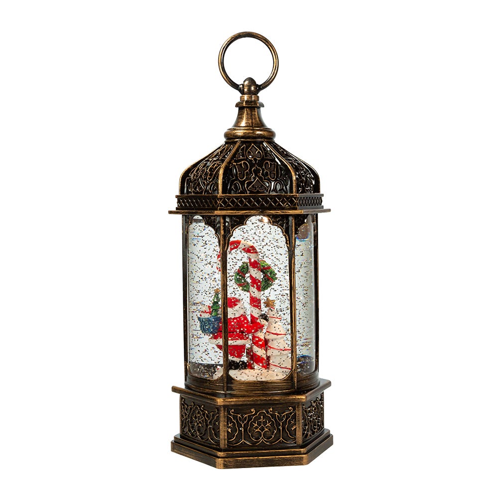 Kurt S. Adler 11“ Battery Operated LED Santa Water Lantern