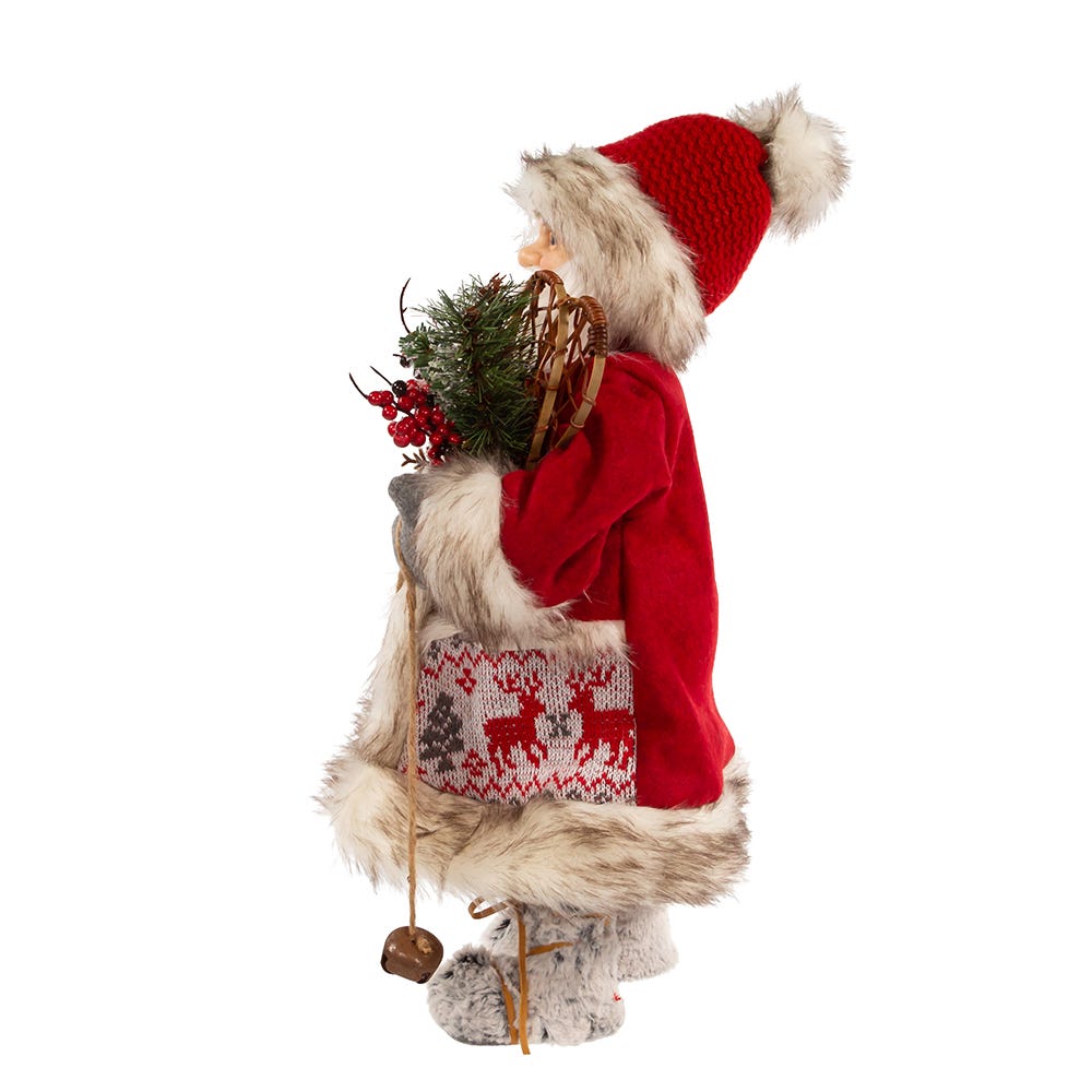 Kurt S. Adler 18“ KSA Kringles Santa Holding Gift Boxes