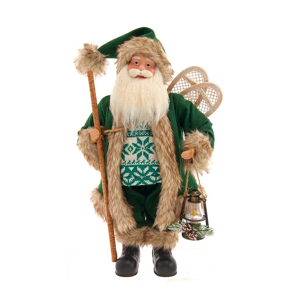 Kurt S. Adler 18.5“ KSA Kringles Winter Green Santa