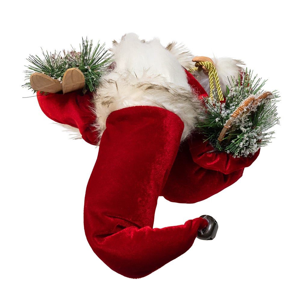 Kurt S. Adler 18“ KSA Kringles Rustic Santa With Skis