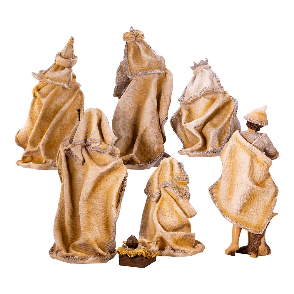 Kurt S. Adler Nativity Figurine Set, 7-Piece Set