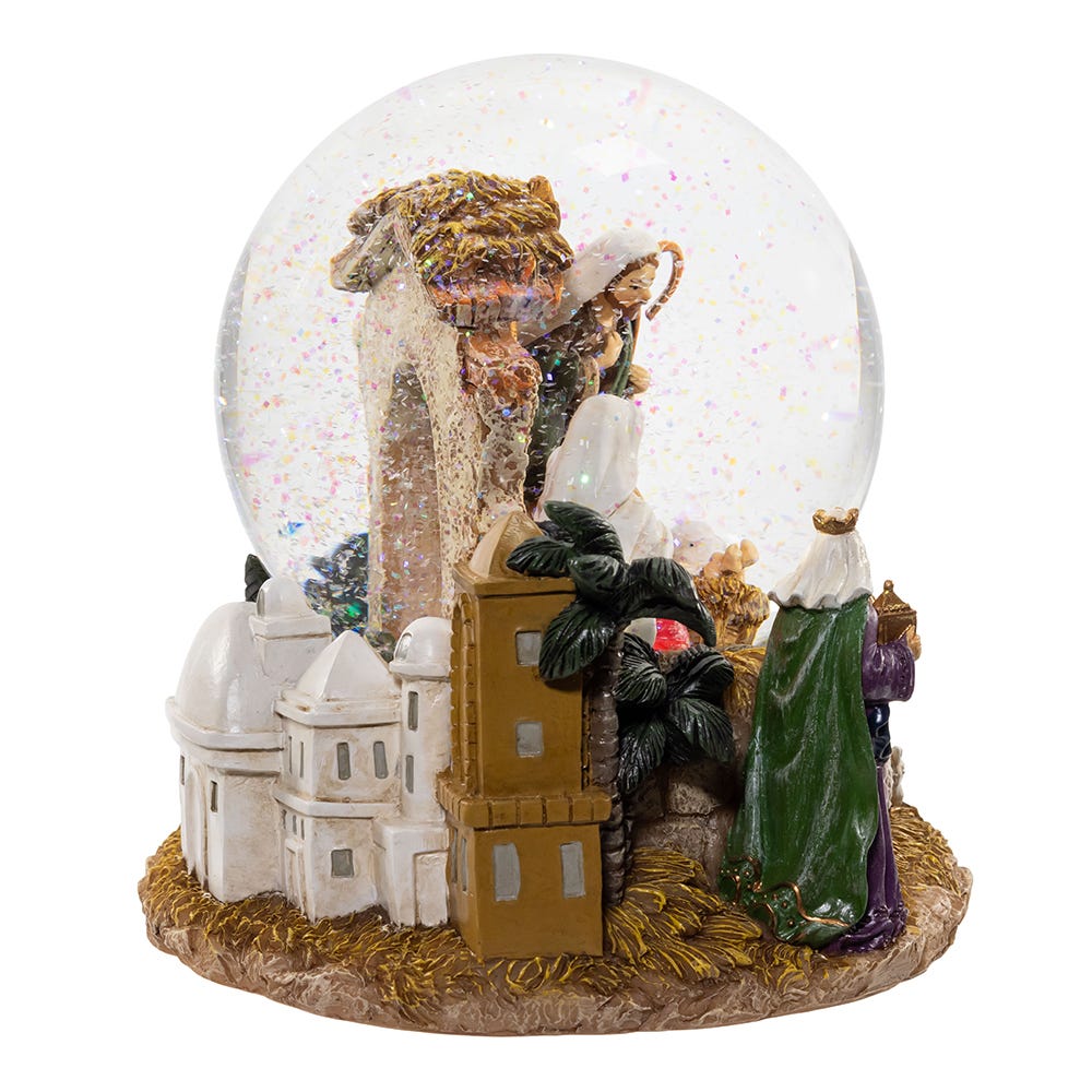Kurt S. Adler 120MM Musical Nativity Water Globe