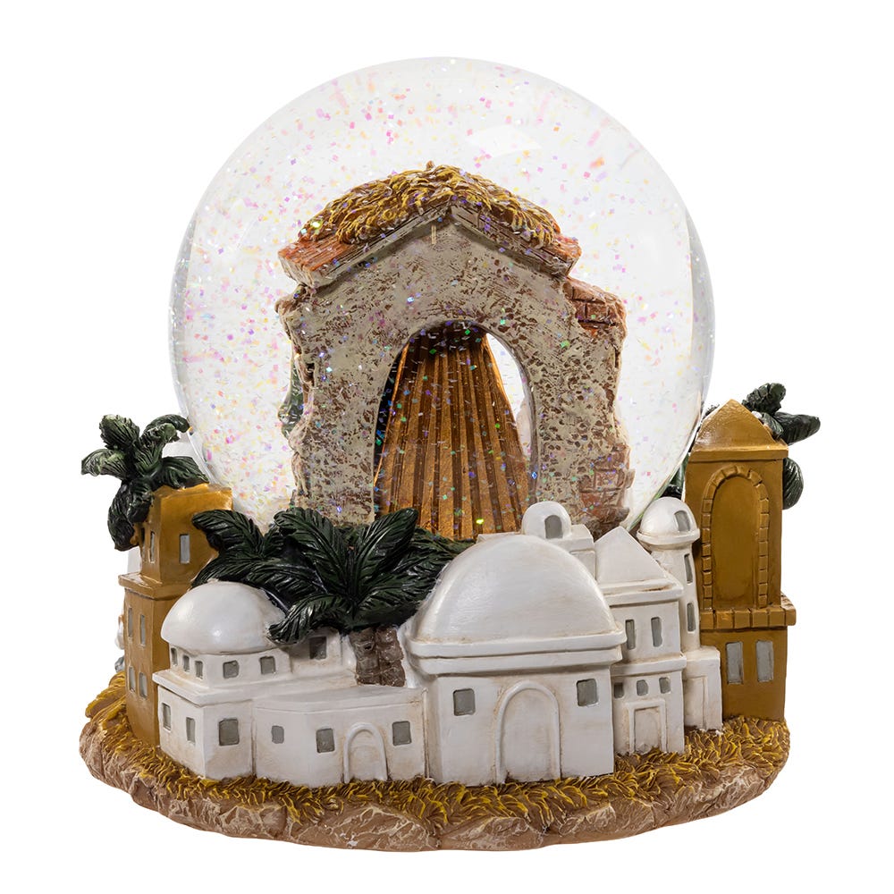 Kurt S. Adler 120MM Musical Nativity Water Globe
