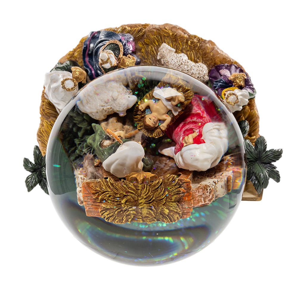 Kurt S. Adler 120MM Musical Nativity Water Globe
